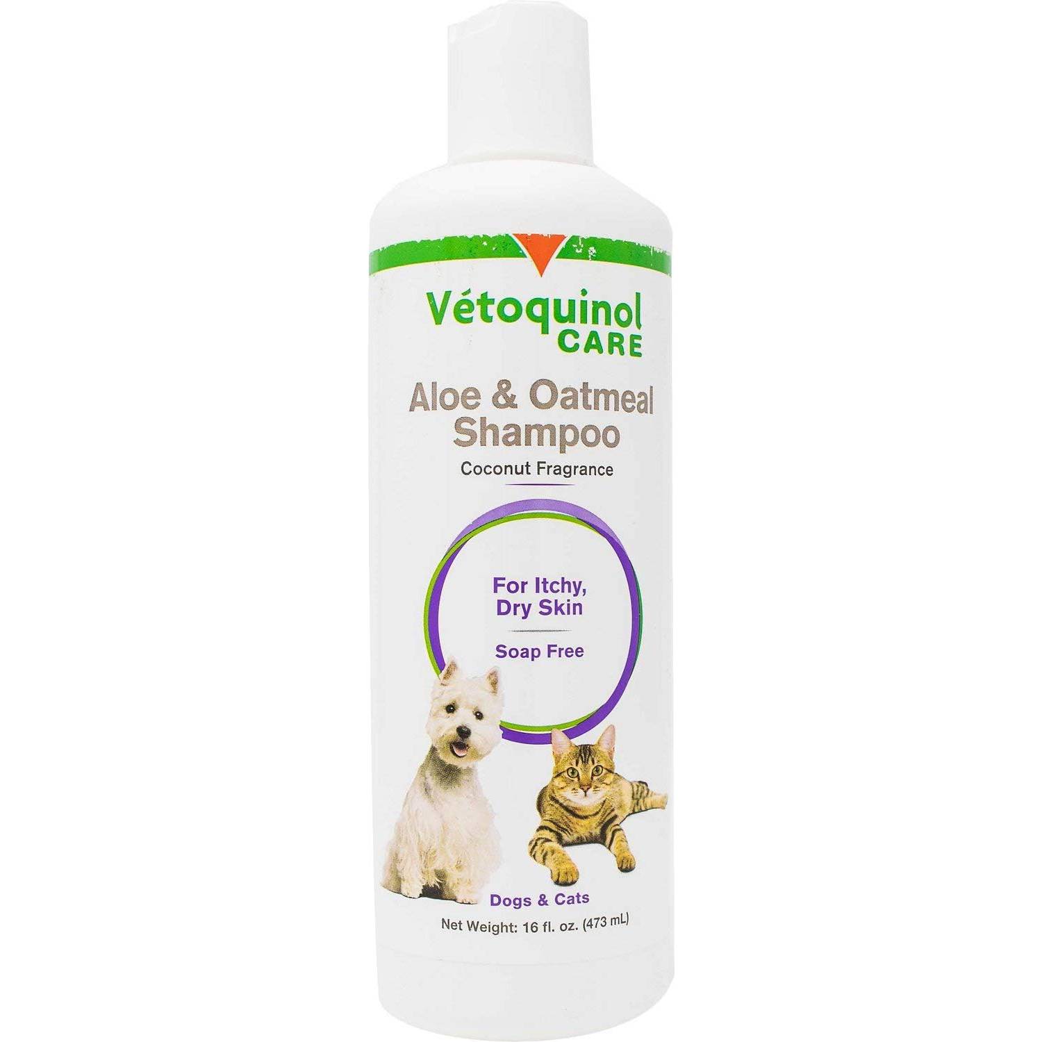 Vet Solutions for Itchy, Dry Skin Aloe & Oatmeal Soap-Free Dog & Cat Shampoo