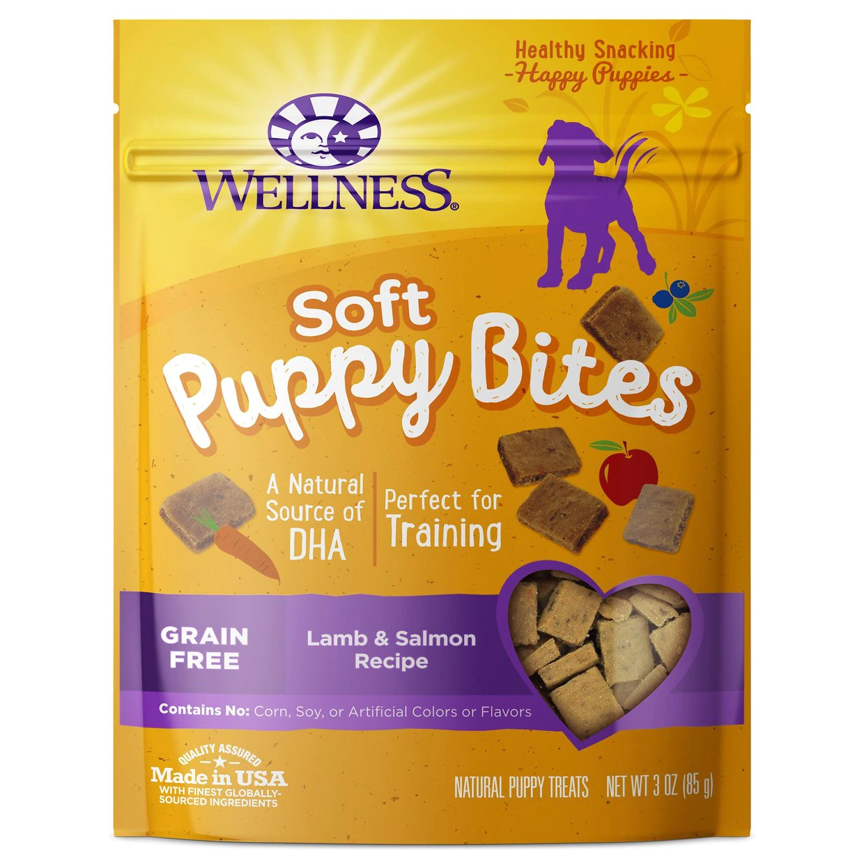 Wellness Soft Puppy Bites Lamb And Salmon Grain-free Bites
