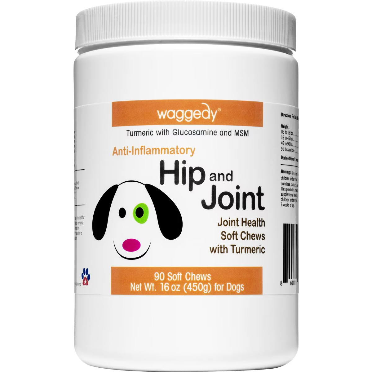 waggedy Anti-Inflammatory Hip & Joint Soft Chews Supplement
