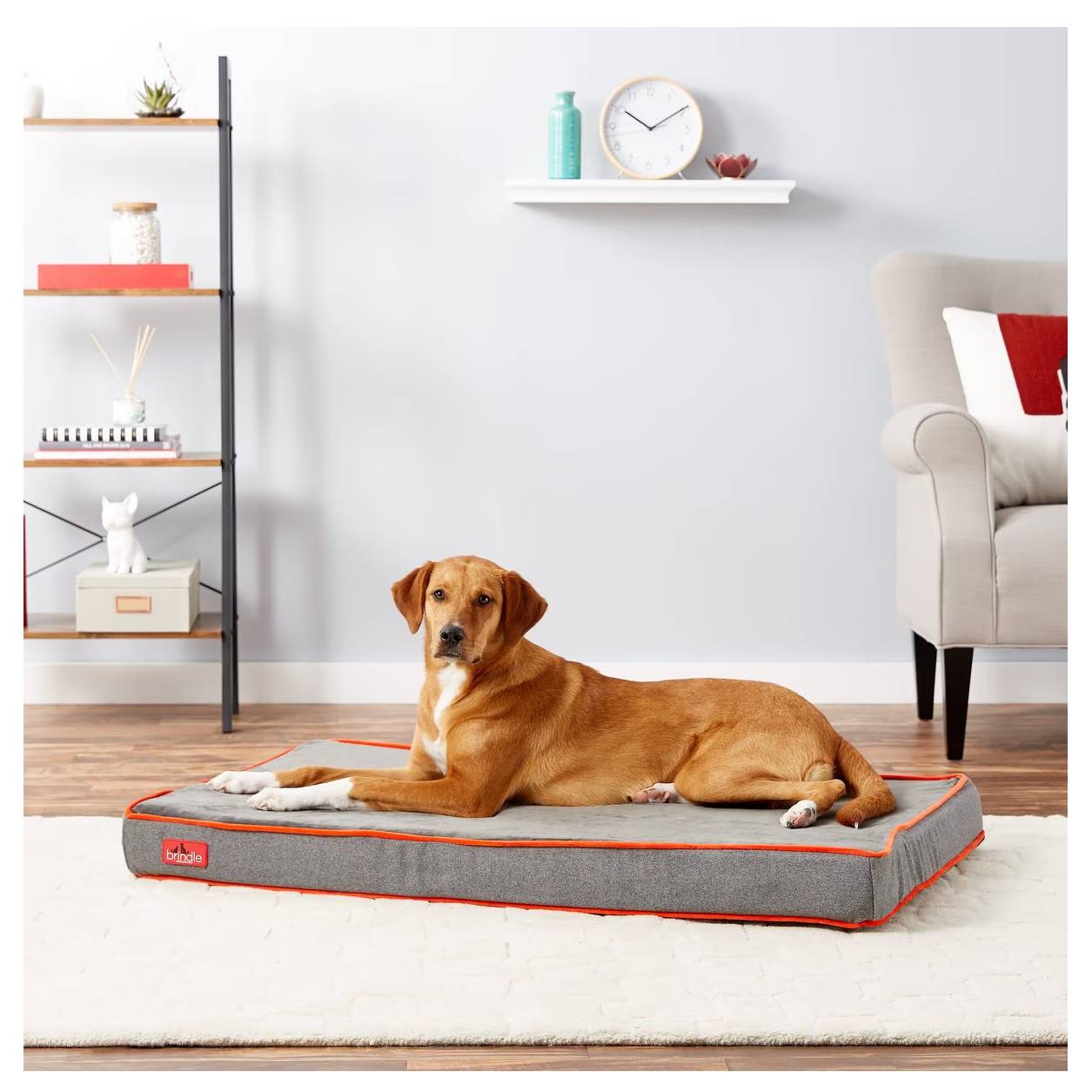 Brindle Waterproof Orthopedic Dog Bed