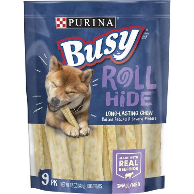 Busy Bone Rollhide Small/Medium Dog Treats