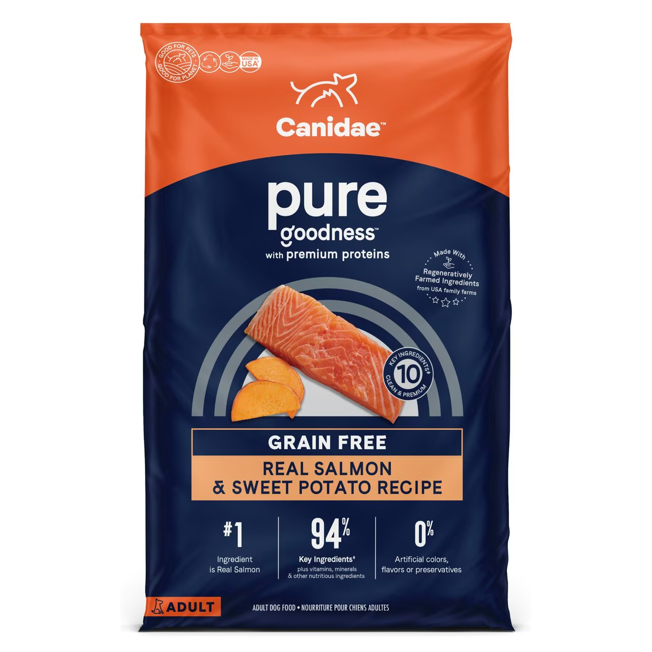 Canidae Grain-Free Salmon and Sweet Potato Dry Dog Food