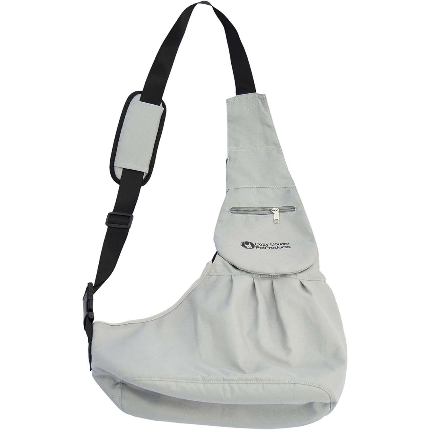 Cozy Courier Pet Products Grey Pet Sling Carrier for Small Dogs 