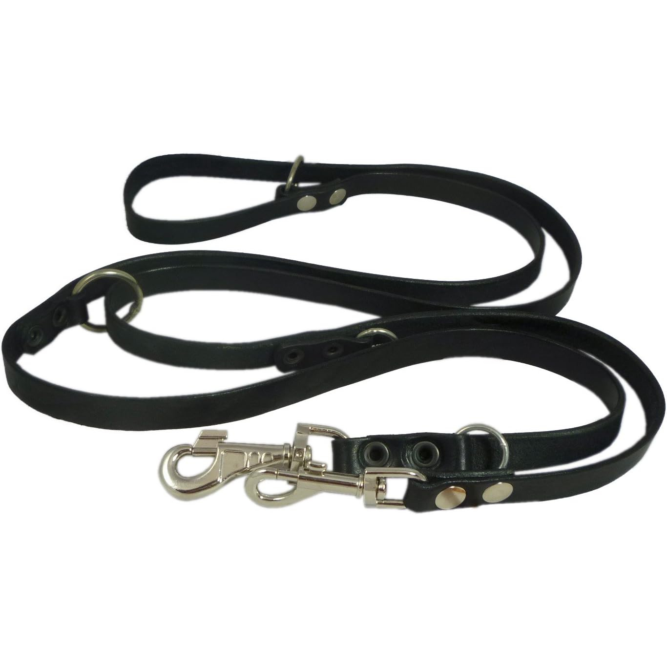 Dogs My Love 6 Way European Leather Dog Leash