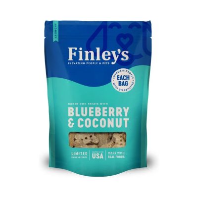 Finley's Barkery Wheat-Free Blueberry & Coconut Crunchy Biscuits