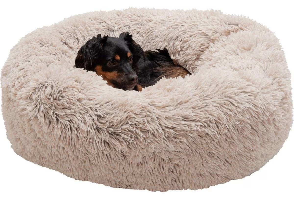 FurHaven Calming Cuddler Dog Bed