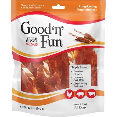 Good ‘n’ Fun Triple Flavor Wings Beef