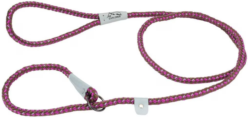 K9 Explorer Reflective Braided Rope Slip Dog Leash