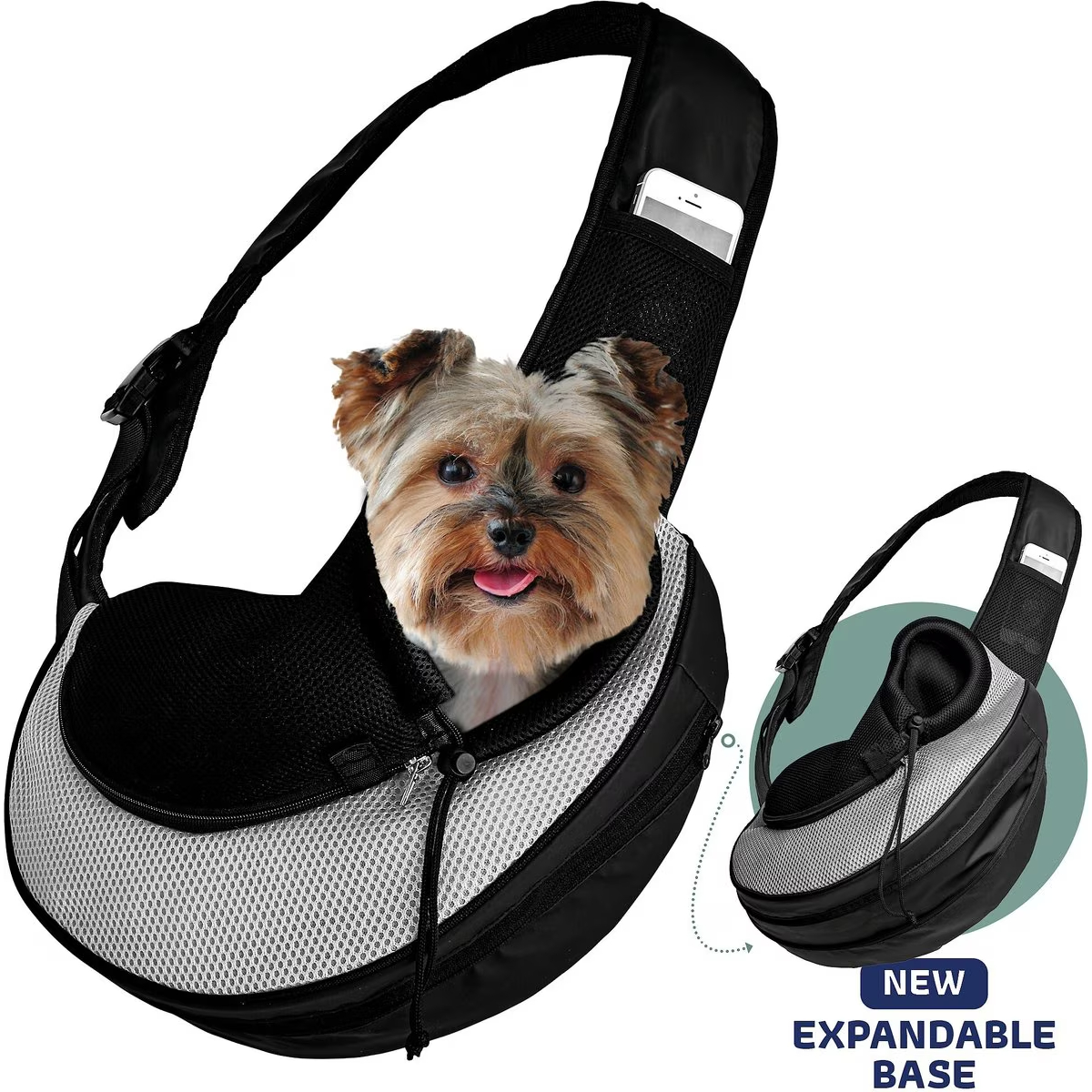 Katziela Expandable Sling Dog & Cat Carrier