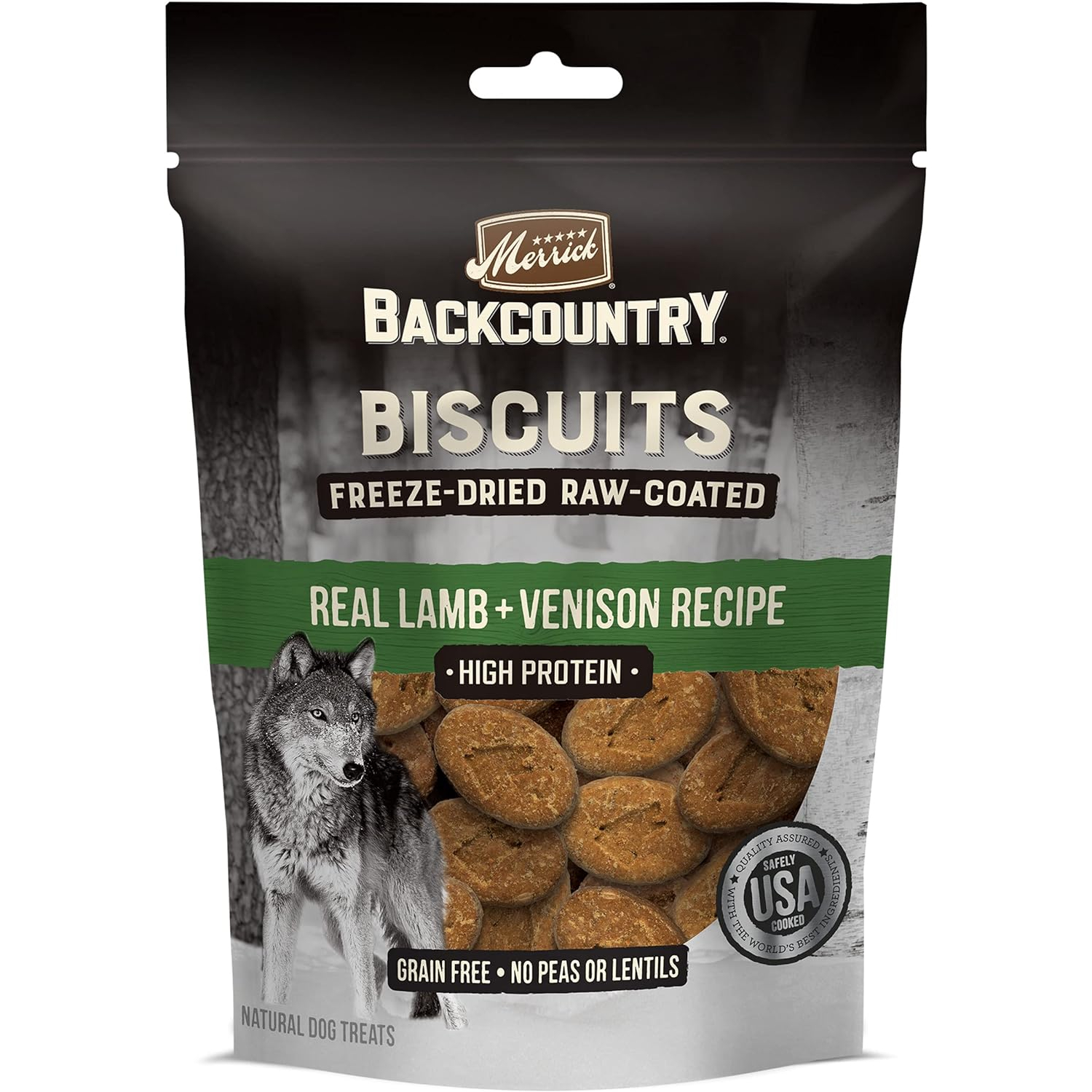 Merrick Backcountry Biscuits Real Lamb + Venison Recipe