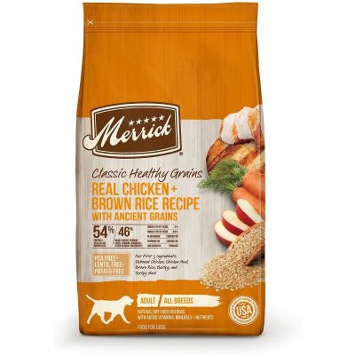 Merrick Classic Healthy Grains Real Chicken & Brown Rice Dog Food