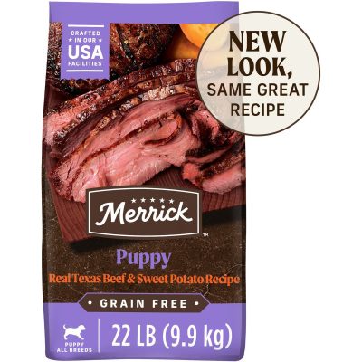 Merrick Grain-Free Real Texas Beef + Sweet Potato Puppy Food