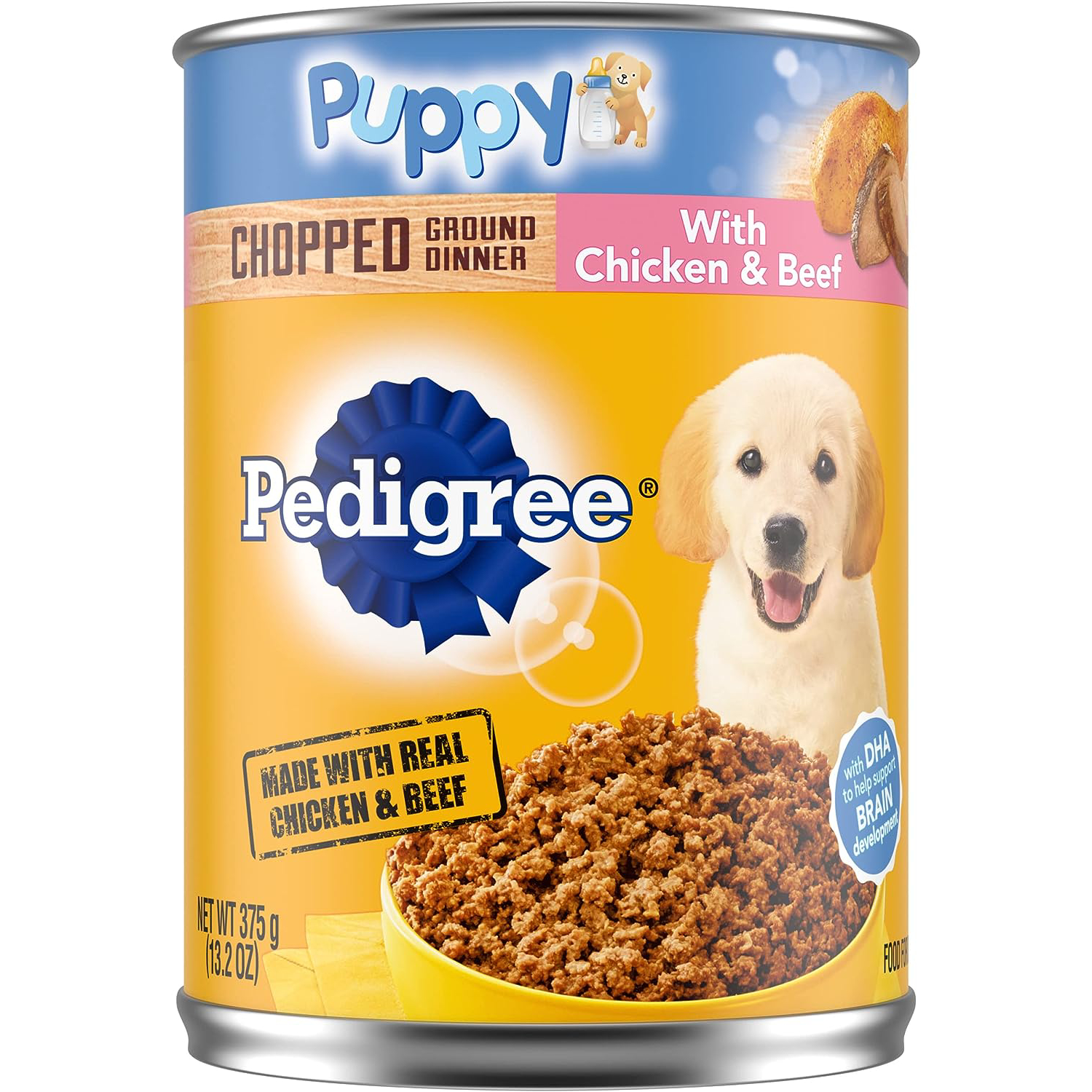 New Project PEDIGREE CHOPPED GROUND DINNER Puppy Canned Soft Wet Dog Food 