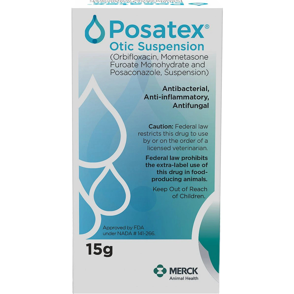 New Project Posatex Otic Suspension for Dogs 