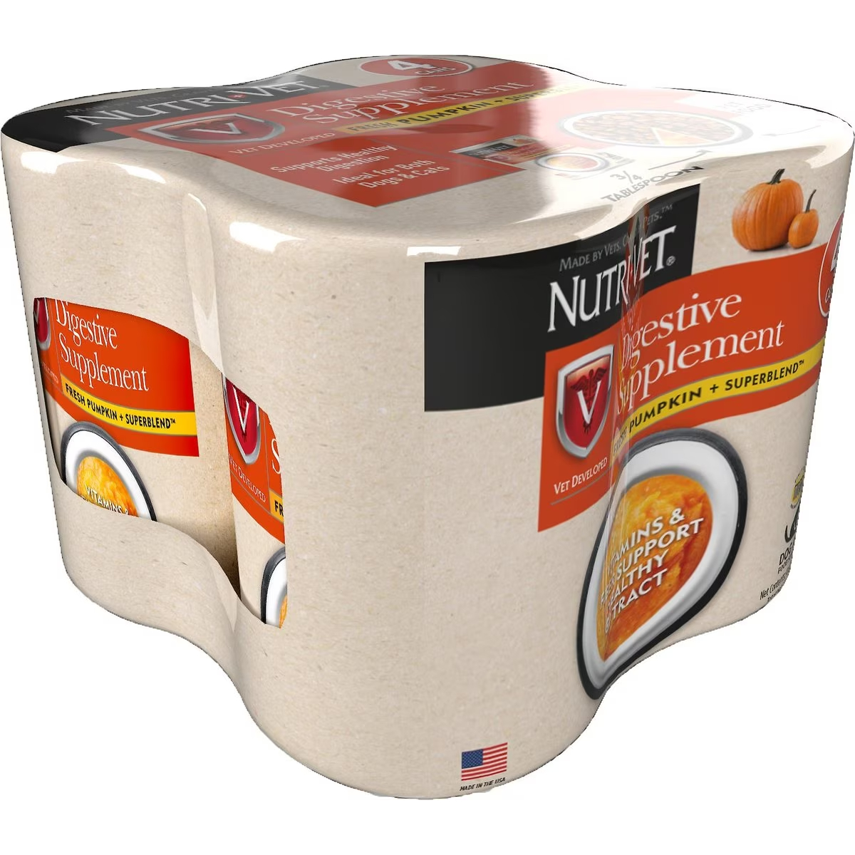 Nutri-Vet Fresh Pumpkin + Superblend Flavored Puree