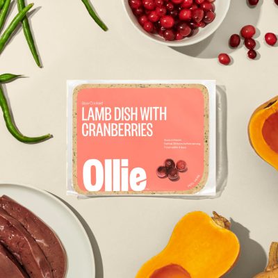 Ollie Fresh Lamb with Cranberries Dog Food Subscription