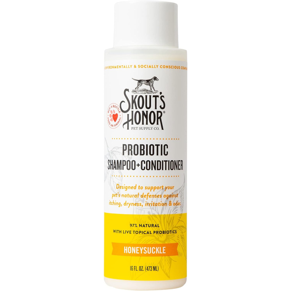 SKOUT'S HONOR_ Probiotic Pet Shampoo & Conditioner 