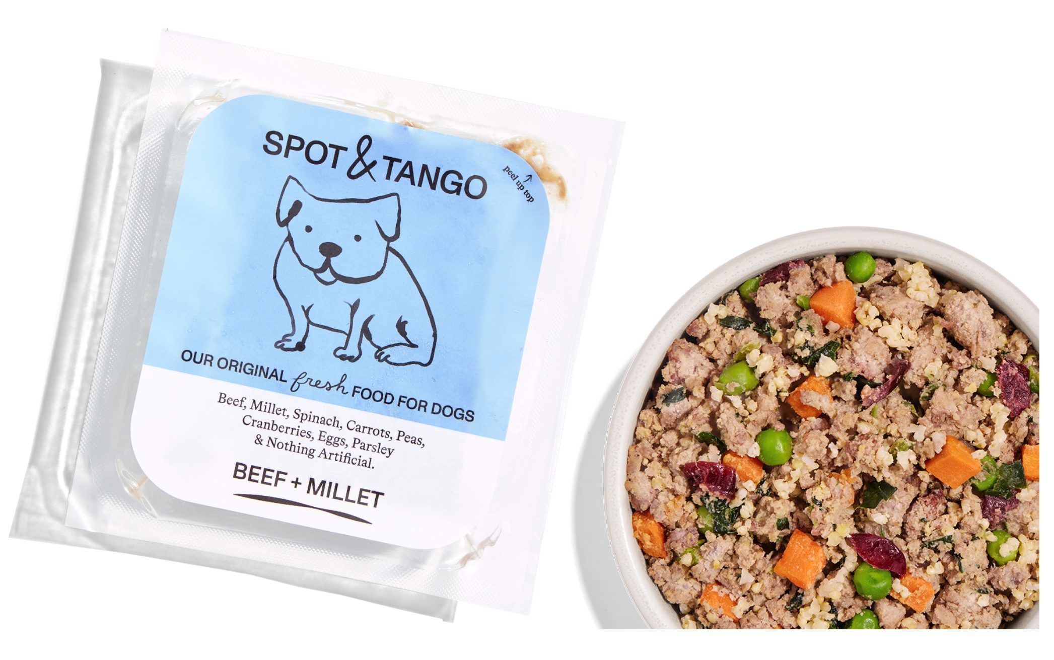 Spot & Tango Beef & Millet Fresh Dog Food