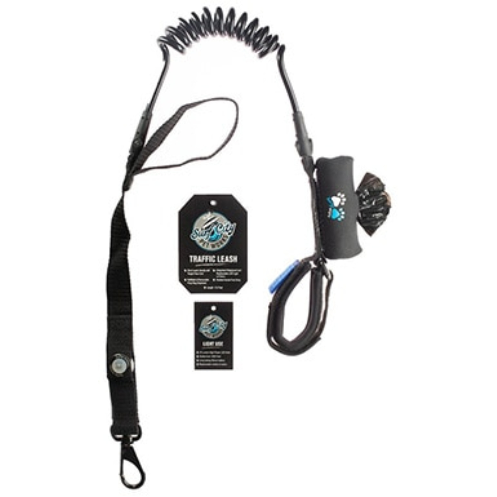 Surf City Pet Works Traffic Reflective Bungee Hands-Free Running Leash
