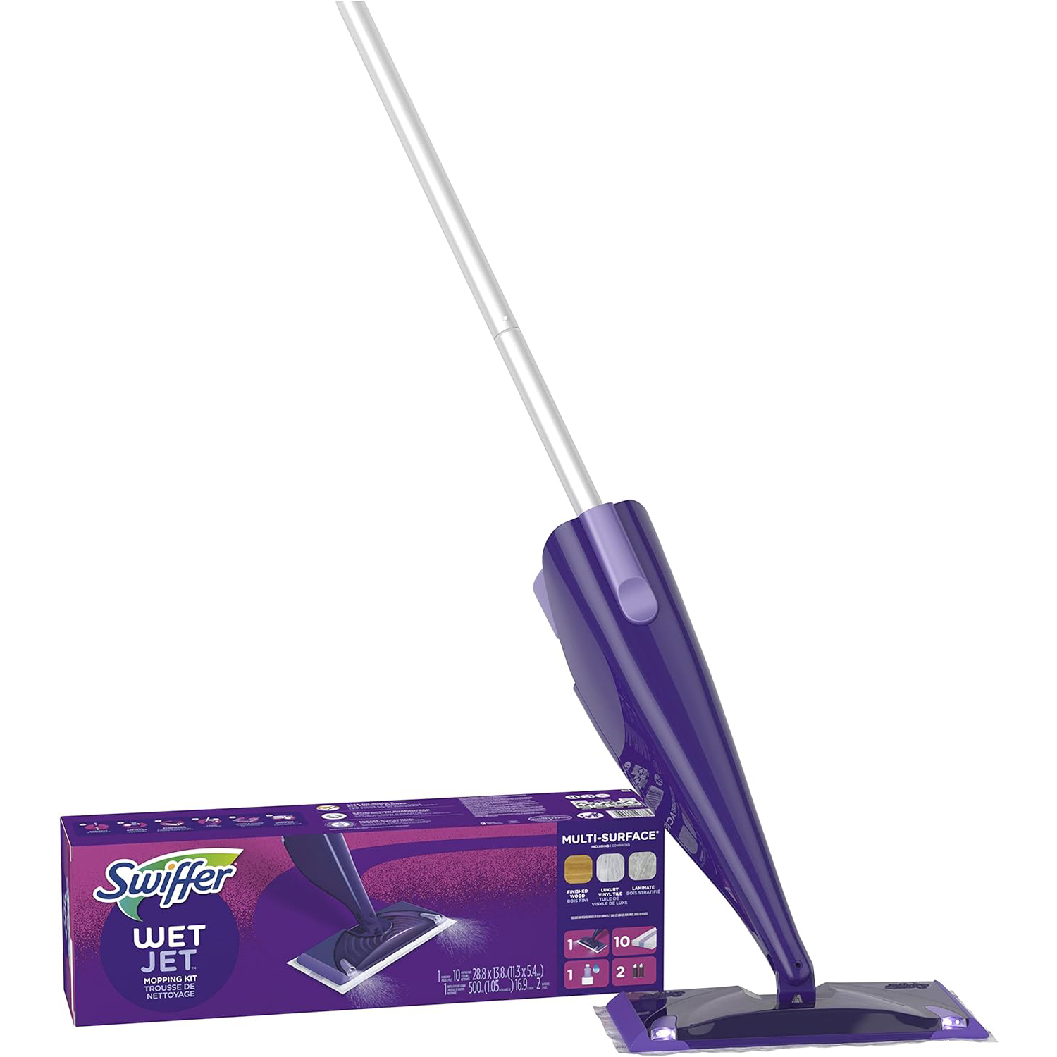 Swiffer WetJet Hardwood and Floor Spray Mop Cleaner Starter Kit