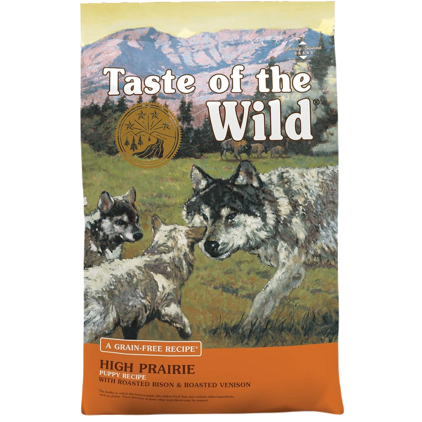 Taste of the Wild High Prairie Grain-Free Dry Dog Food with Roasted Bison and Venison for Puppies