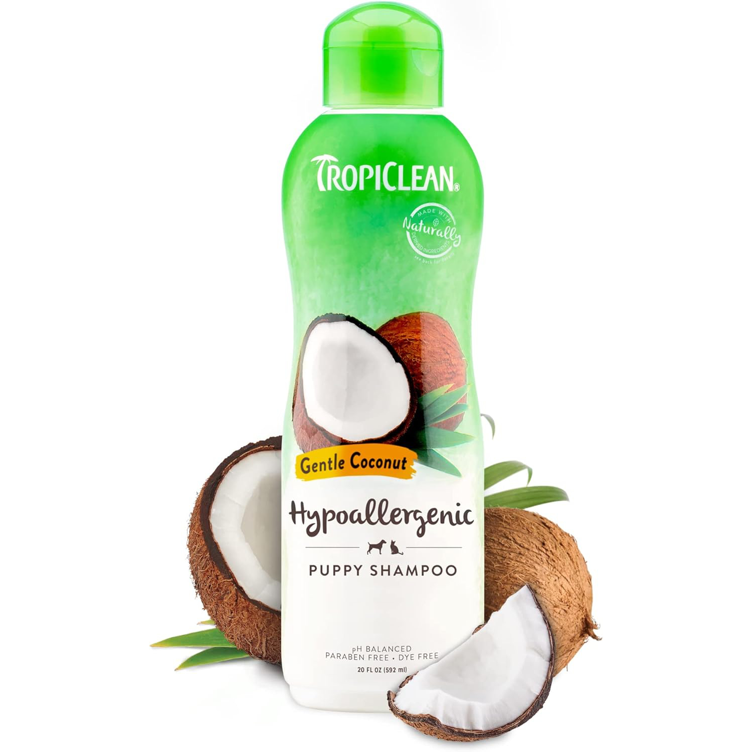TropiClean Coconut Hypoallergenic Dog Shampoo 