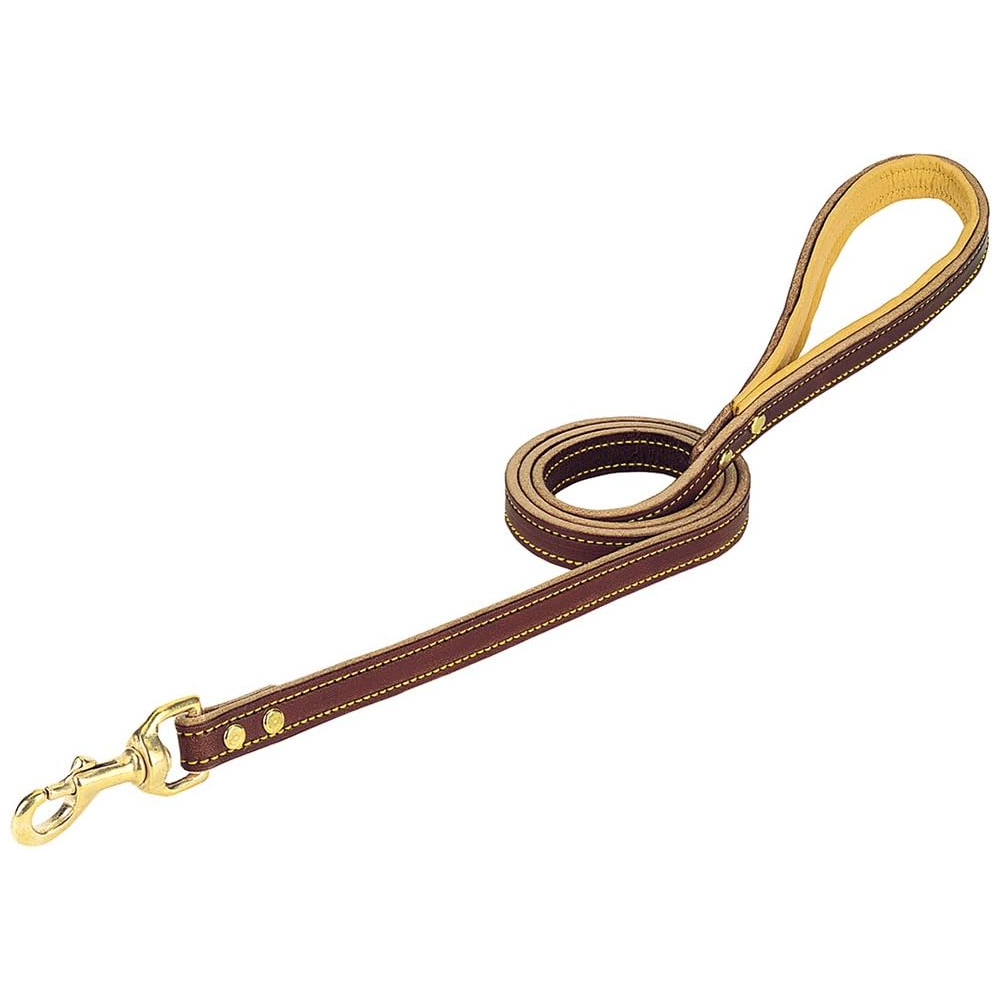 Weaver Pet Deer Ridge Leather Dog Leash