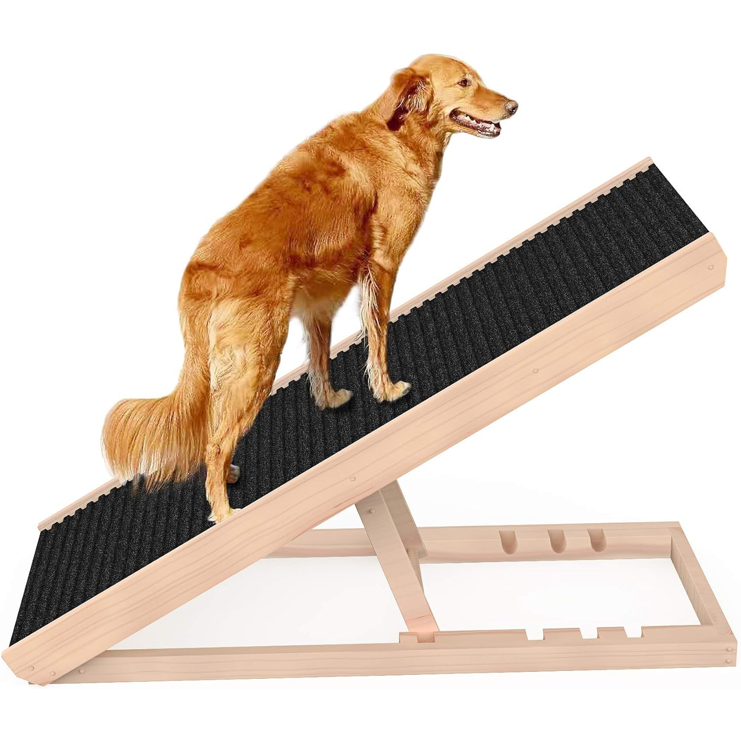 Adjustable Dog Ramp for All Dogs and Cats 