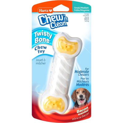 Hartz Chew ‘n Clean Twisty Bone Dog Toy