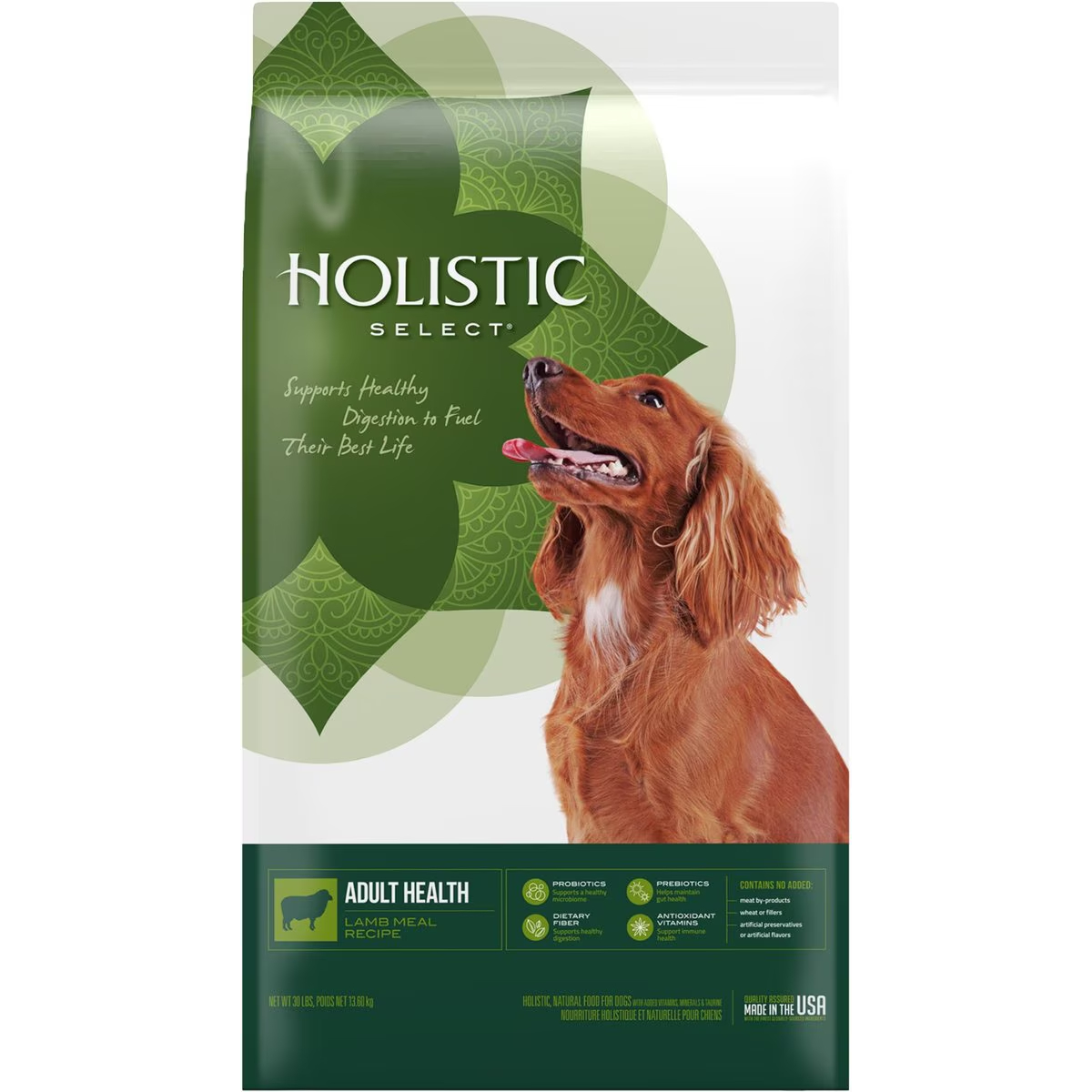 Holistic Select Adult Health Lamb Meal Recipe Dry Dog Food 