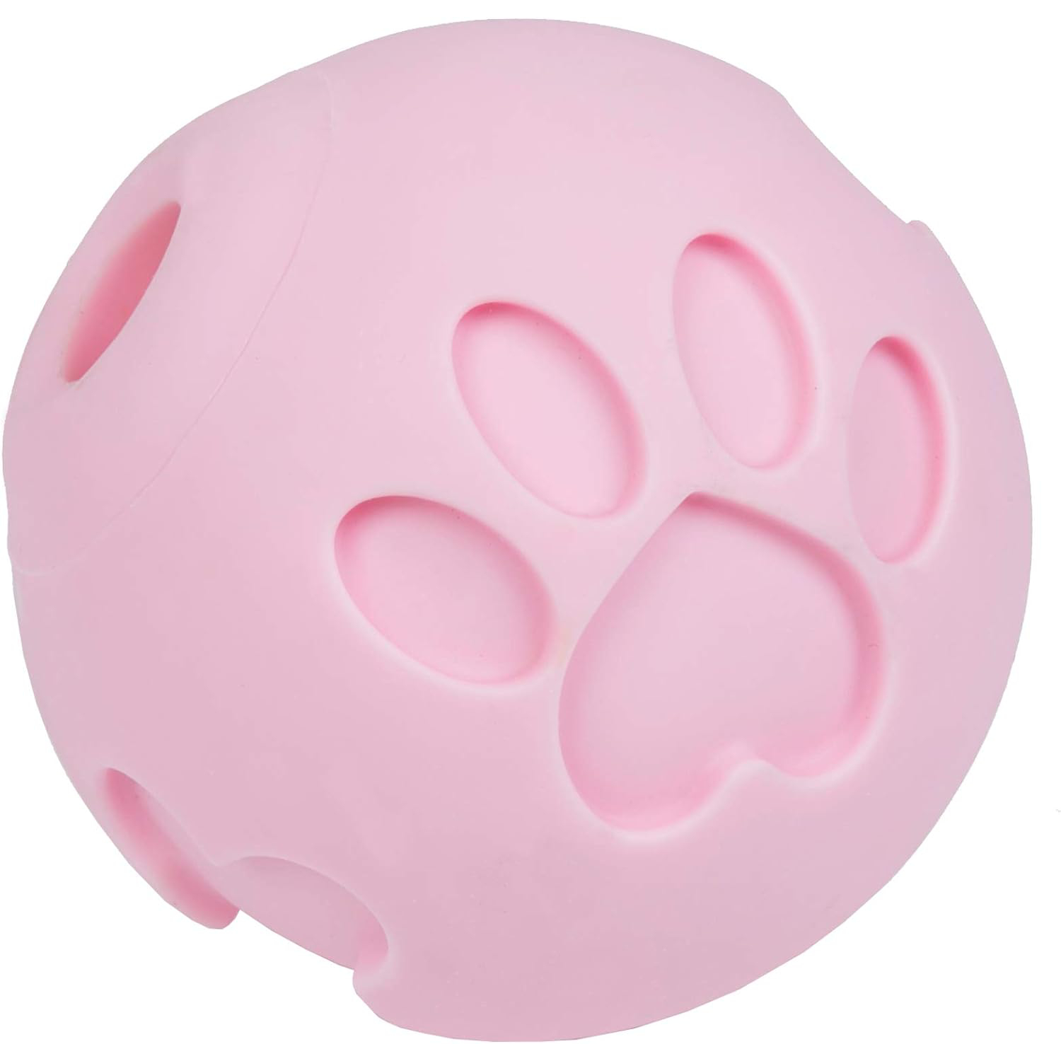 PETIQUE Pink Paw Me! Treat Ball Dispenser and Dog Toy