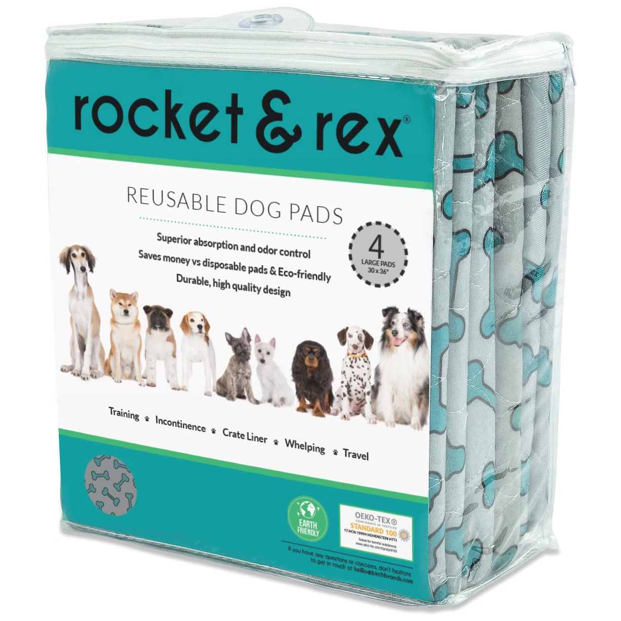 Rocket and Rex Reusable Puppy Pads