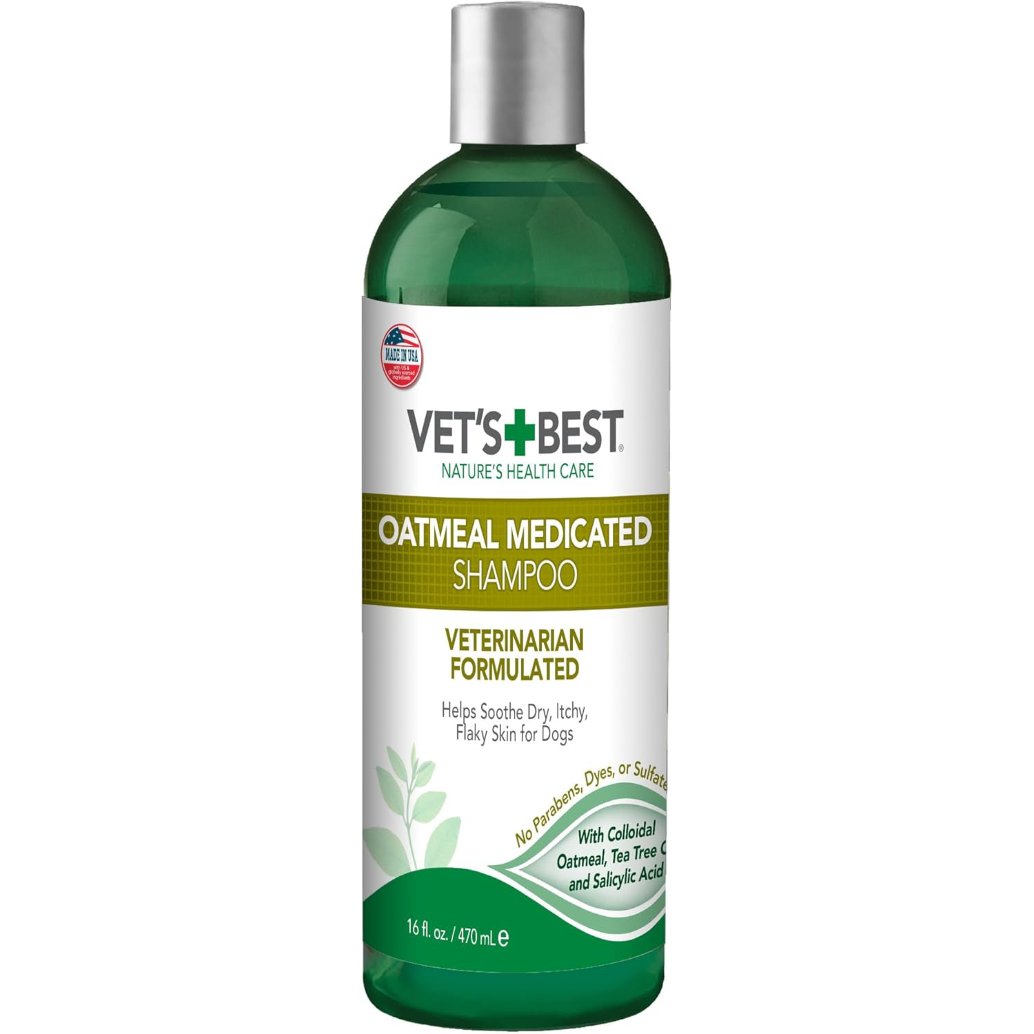 Vet's Best Medicated Oatmeal Shampoo for Dogs 
