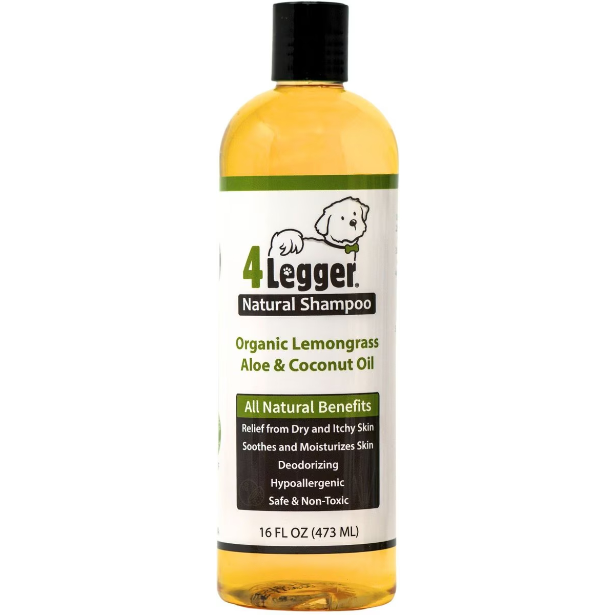 4-Legger Organic, Hypo-Allergenic, Lemongrass & Aloe Dog Shampoo
