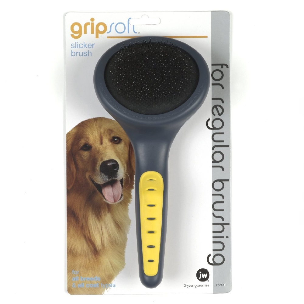 JW Gripsoft Slicker Brush for Dogs 