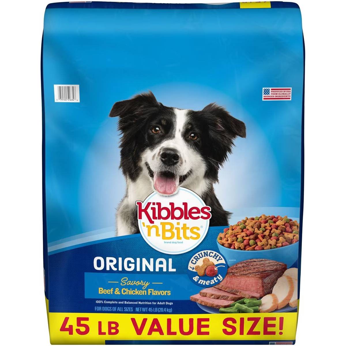 Kibbles 'n Bits Original Savory Beef & Chicken Flavors Dry Dog Food