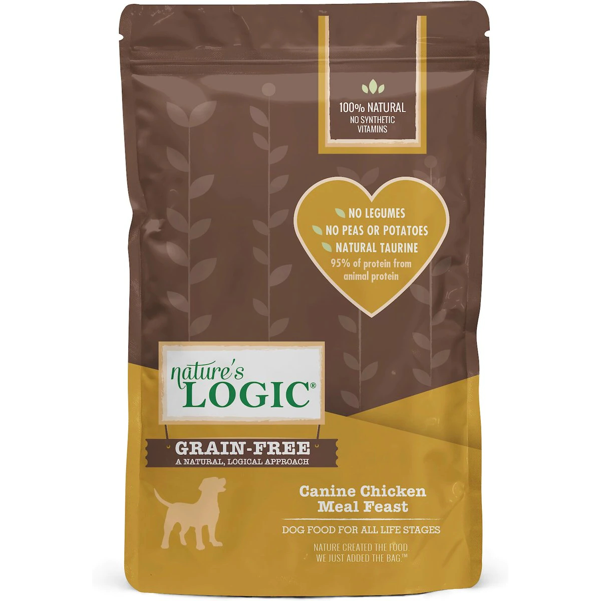 Nature's Logic Canine Chicken Meal Feast Grain-Free Dry Dog Food 