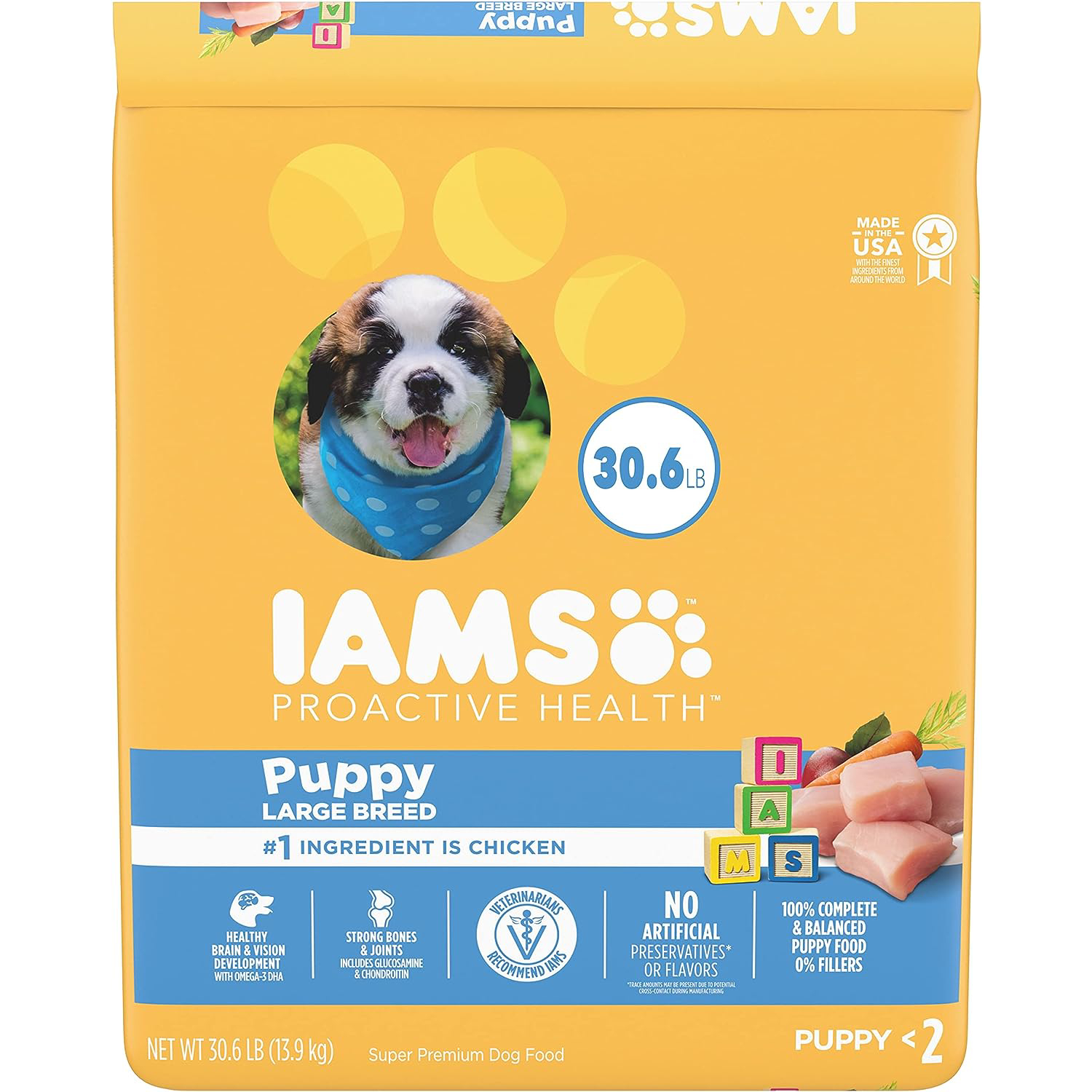 New Project IAMS Smart Puppy Large Breed Dry Dog Food 