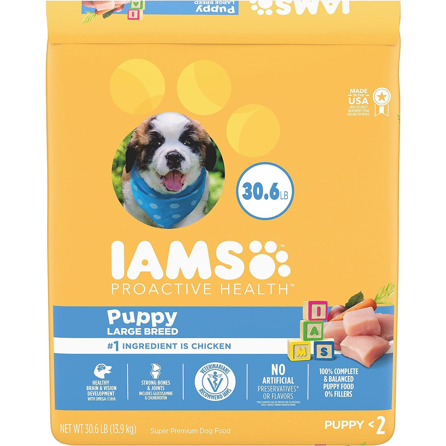 New Project IAMS Smart Puppy Large Breed Dry Dog Food