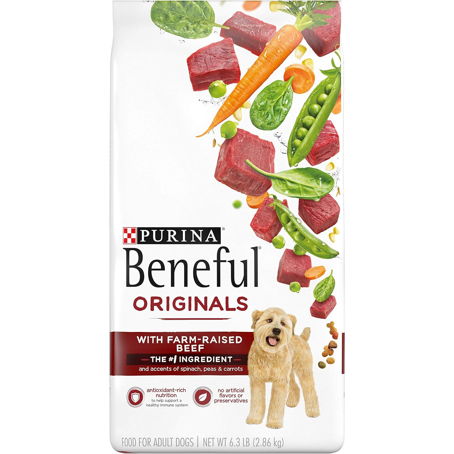 New Project Purina Beneful Originals With Farm-Raised Beef, With Real Meat Dog Food 