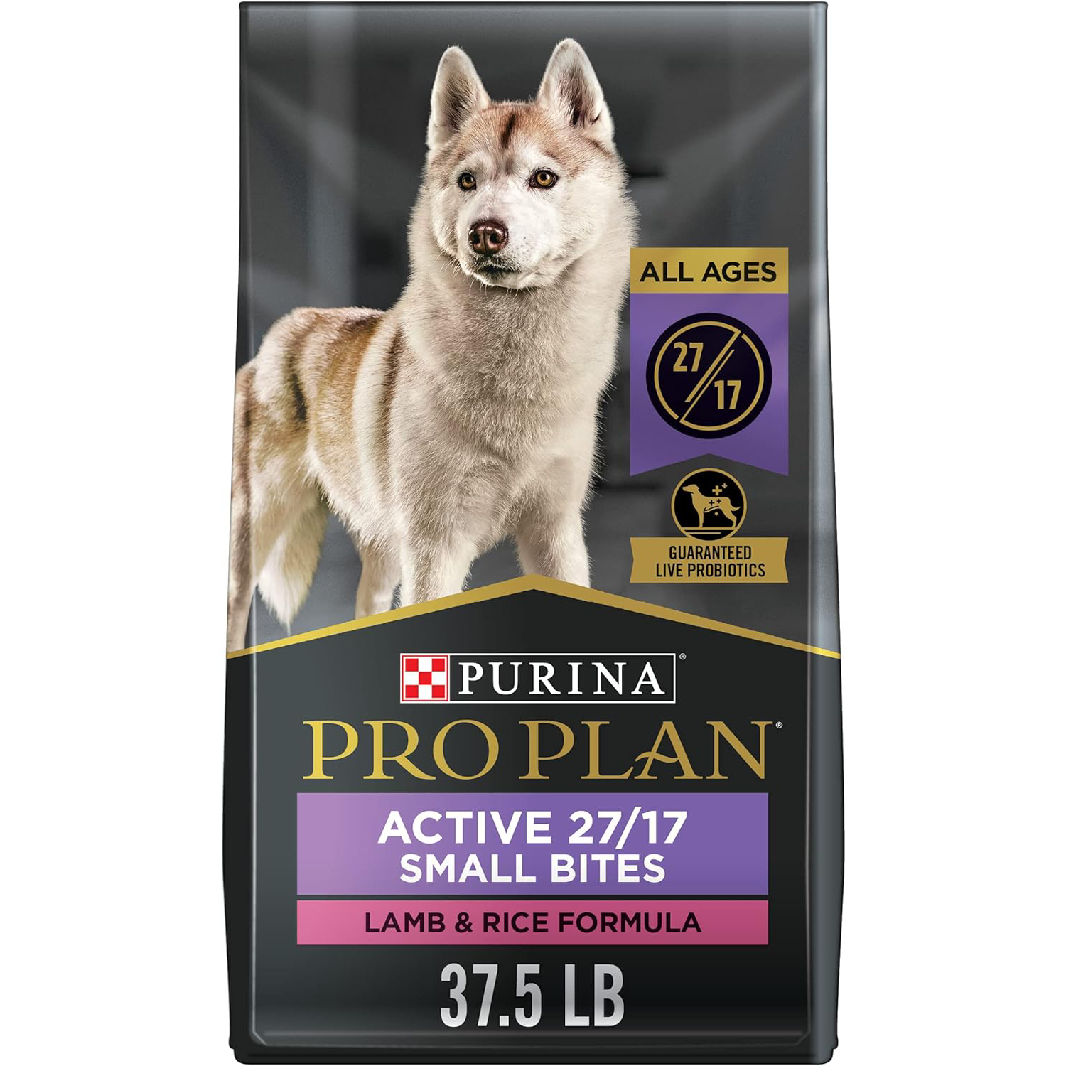 New Project Purina Pro Plan High Protein, Small Bites Dog Food, SPORT 27_17 Lamb & Rice Formula 