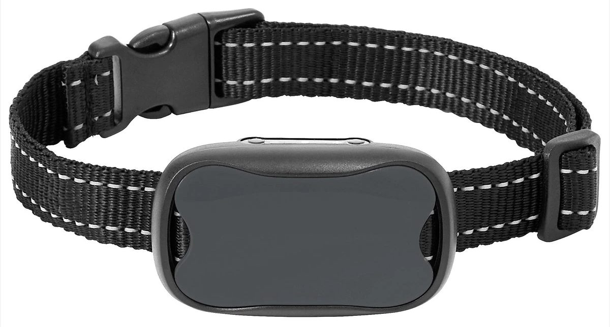 No Shock Rechargeable Bark Collar, Grey