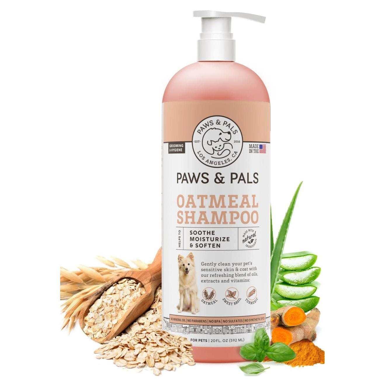 Paws & Pals Oatmeal Shampoo for Dogs & Cats