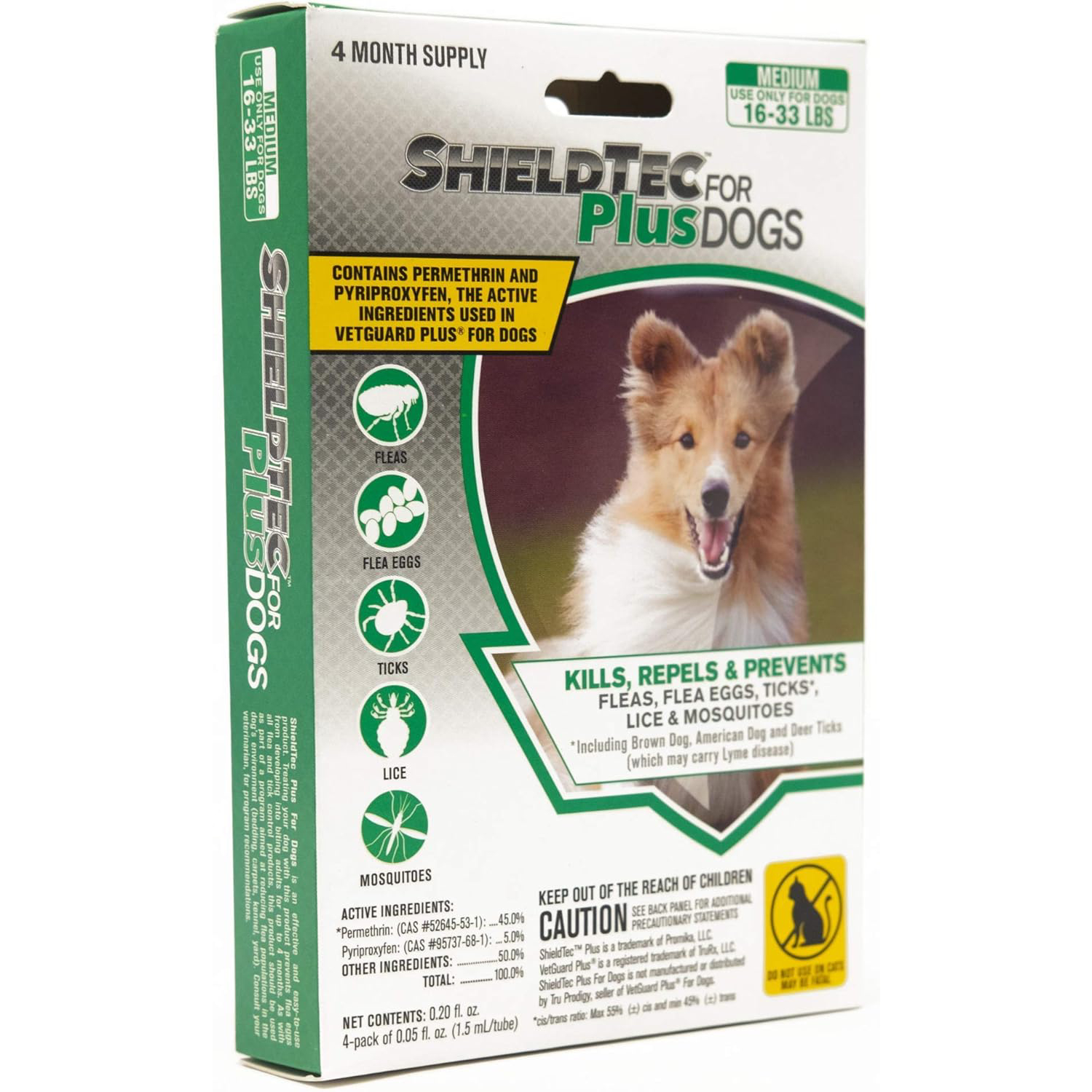 ShieldTec Flea, Tick, and Mosquito Prevention for Dogs