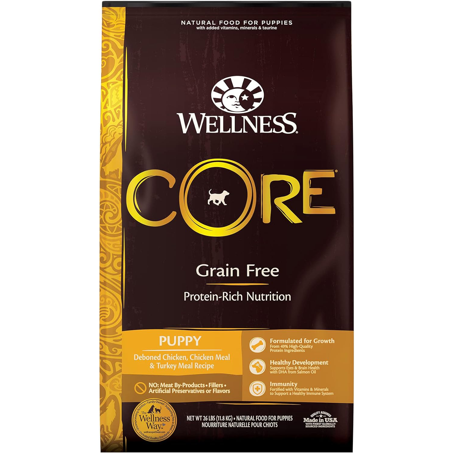Wellness CORE Natural Dry Grain Free Puppy Food 