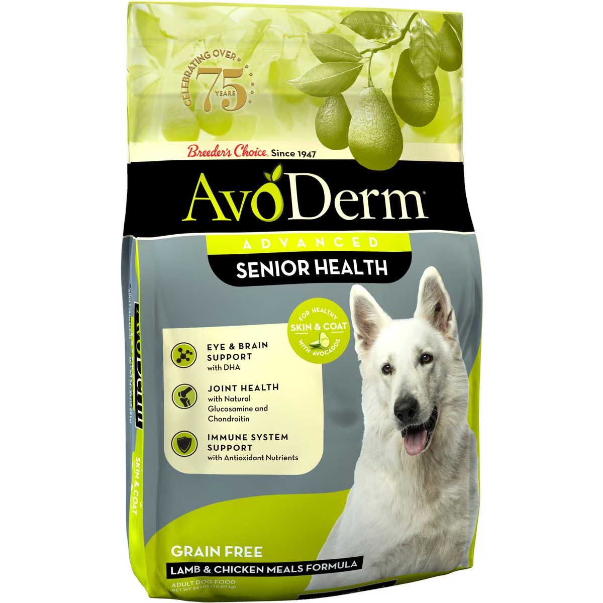AvoDerm Advanced Senior Health Dry Dog Food new