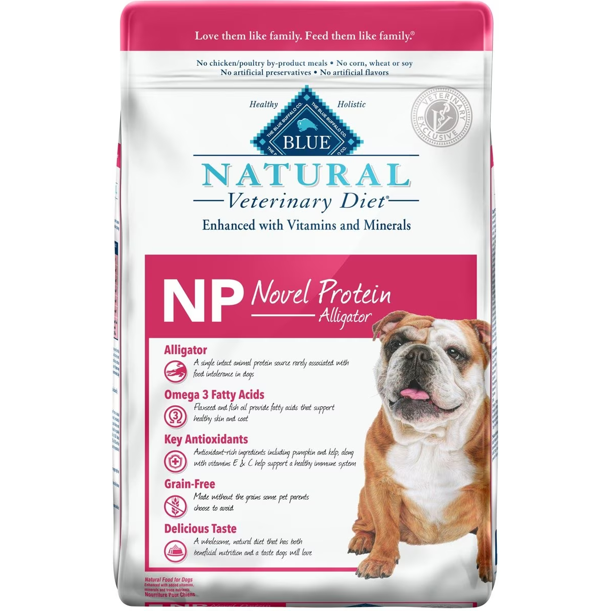 Blue Buffalo Diet Novel Protein Grain-Free Dry Dog Food new