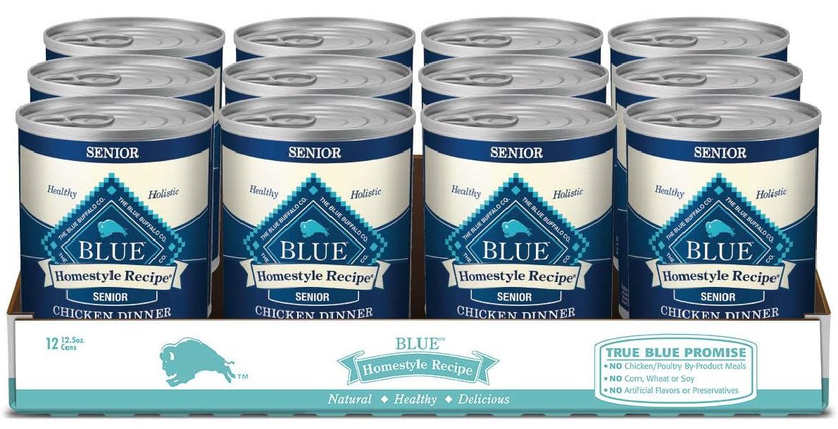 Blue Buffalo Homestyle Recipe Natural Senior Wet Dog Food 