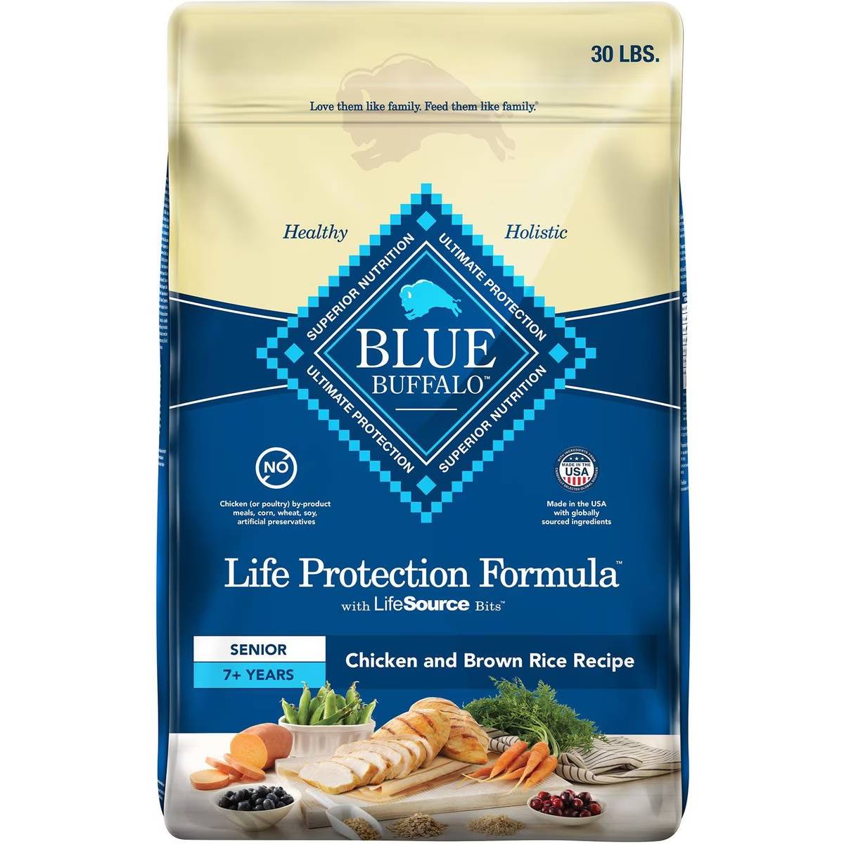 Blue Buffalo Life Protection Senior Dog Food new