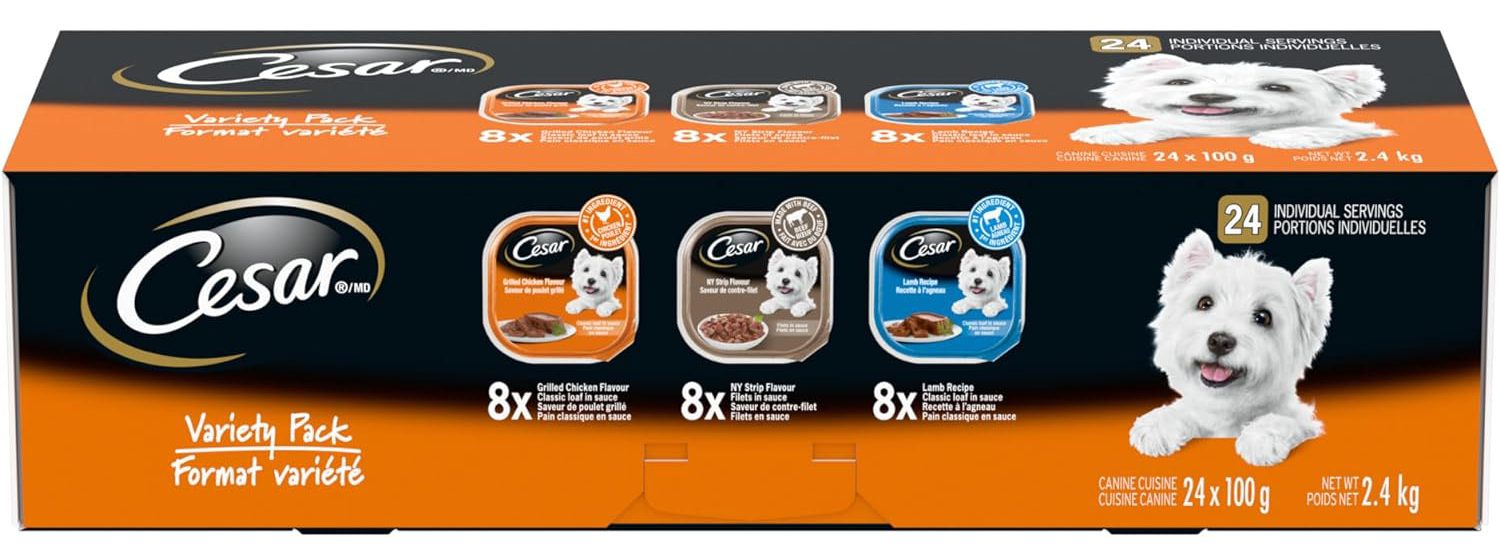Cesar Classic Loaf in Sauce Variety Pack